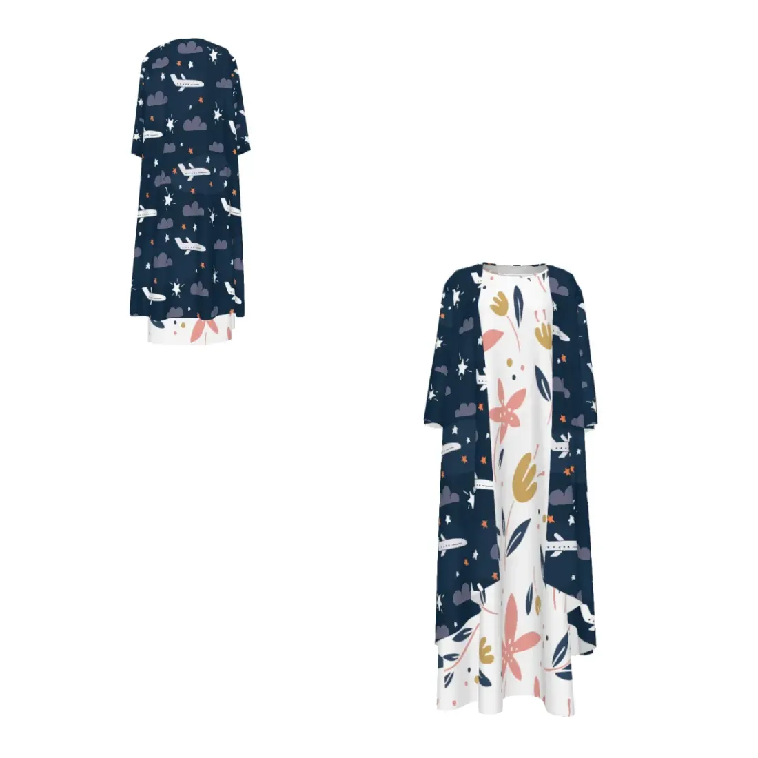 Women's 2-Piece Long Sleeve Dress & Cardigan Set — photo 6