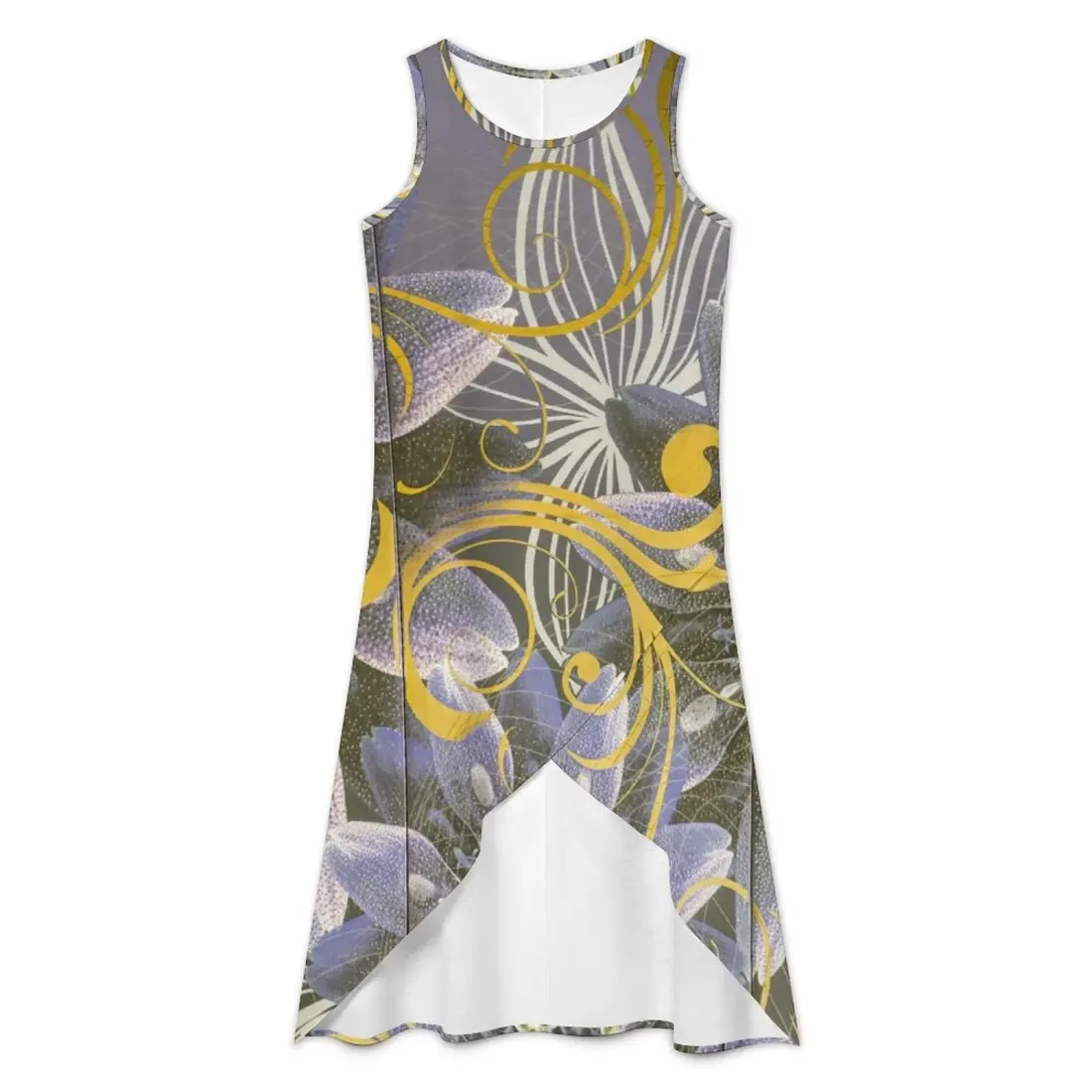 Sleeveless High-Low Hem Dress — photo 2