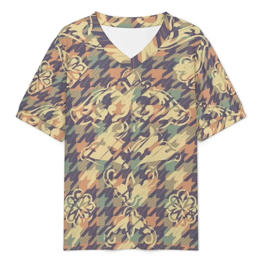 Women's V-Neck Puff-Sleeve T-Shirt — photo 4