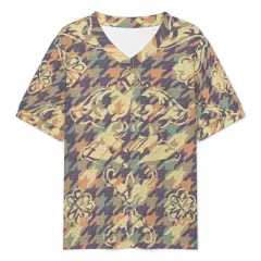 Women's V-Neck Puff-Sleeve T-Shirt thumbnail 4