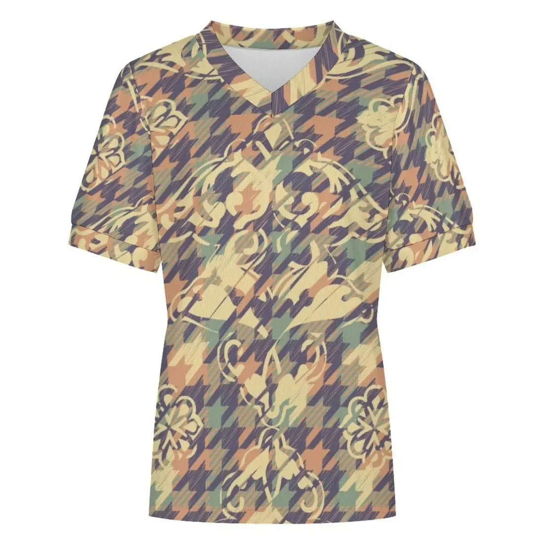 Women's V-Neck Puff-Sleeve T-Shirt — photo 5