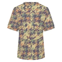 Women's V-Neck Puff-Sleeve T-Shirt thumbnail 6