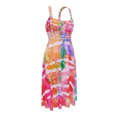 Women's High Waist Suspender Dress thumbnail 4