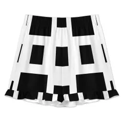Women's Ruffled Short-Sleeve Pajama Set thumbnail 5