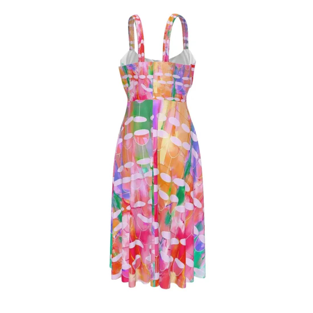Women's High Waist Suspender Dress — photo 5
