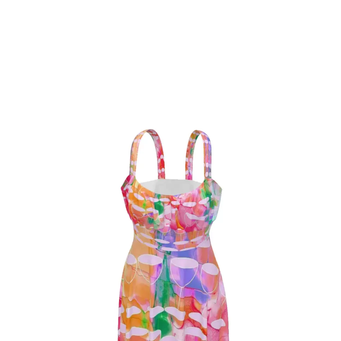 Women's High Waist Suspender Dress — photo 6