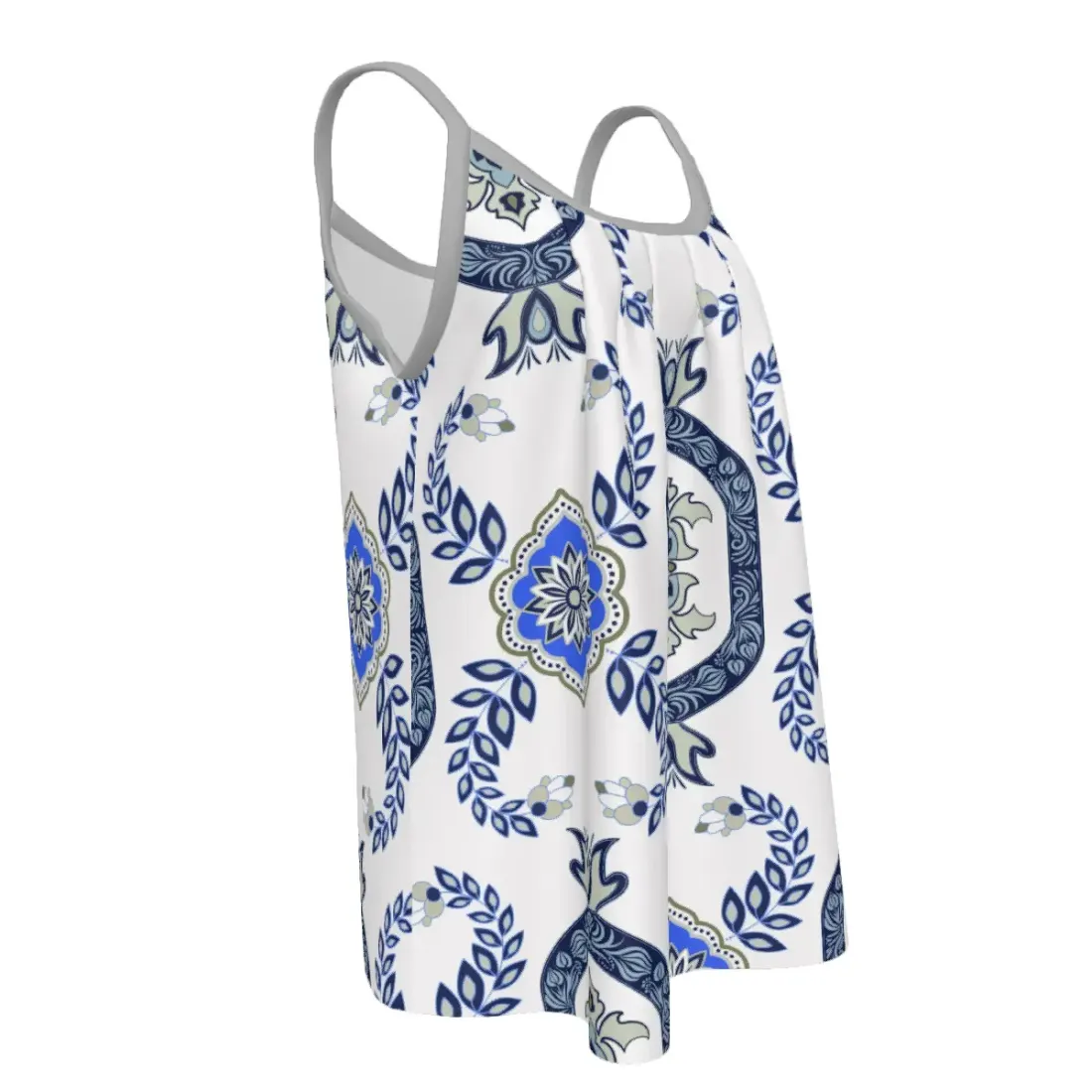 Women's Gathered Tank Top with Straps — photo 3
