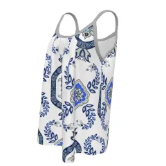 Women's Gathered Tank Top with Straps thumbnail 4