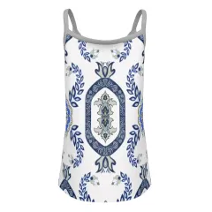 Women's Gathered Tank Top with Straps thumbnail 5