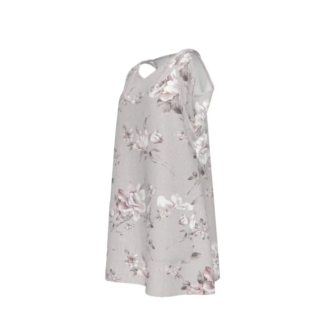 Women's Sleeveless A-Line Dress with Pockets — photo 3