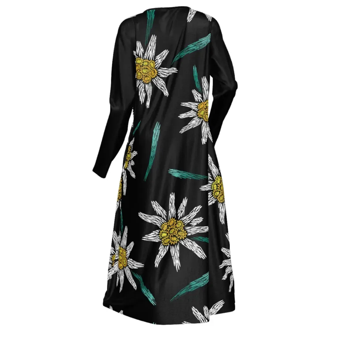 Women's Long Sleeve Dress with Pockets — photo 4