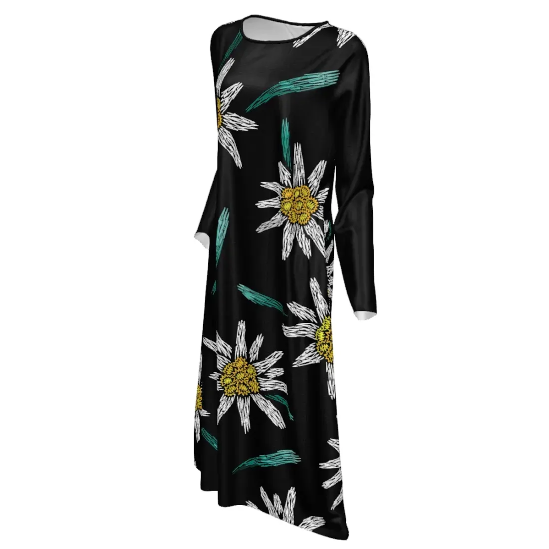Women's Long Sleeve Dress with Pockets — photo 5