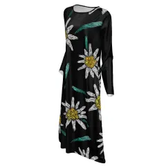 Women's Long Sleeve Dress with Pockets thumbnail 5