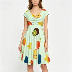Women's Ruched Sweetheart Dress thumbnail 1