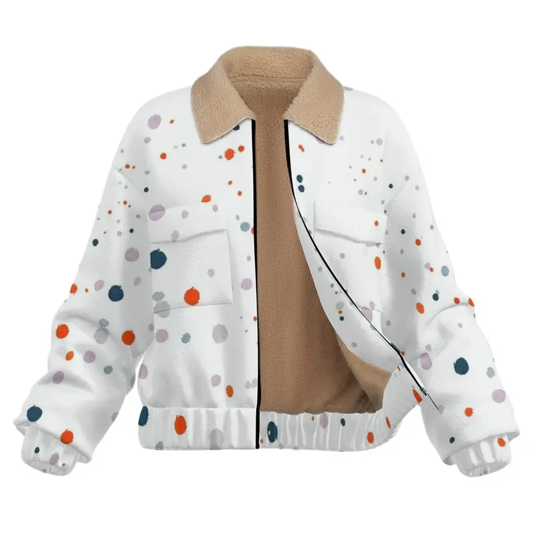 Women's Patch Pocket Fleece Jacket — photo 3