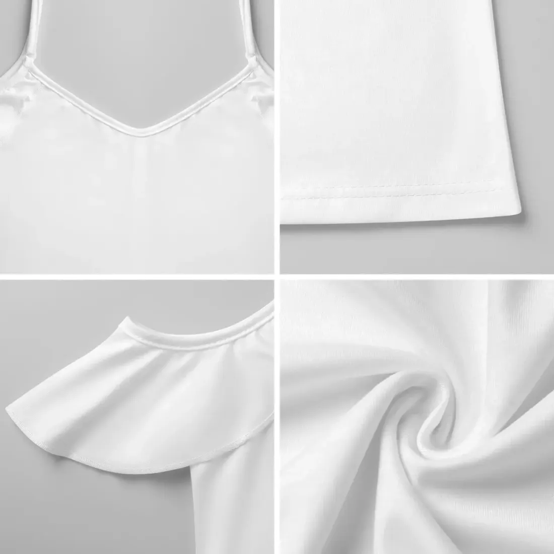 Spaghetti Strap Cold-Shoulder Ruffle Dress — photo 6