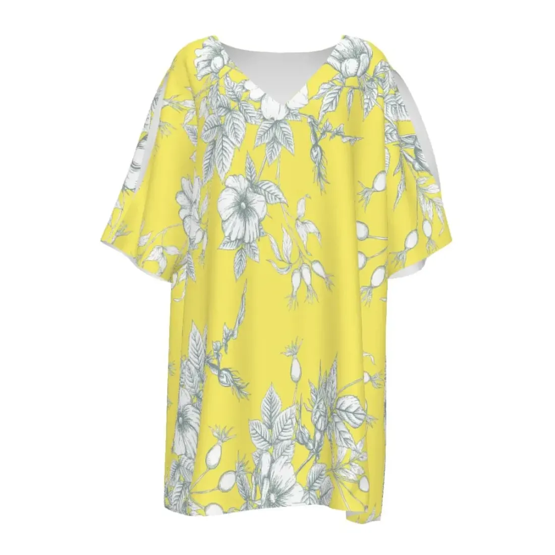Women's V-Neck Long-Sleeve Shirt — photo 2