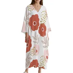 V-Neck Kaftan Dress thumbnail 1
