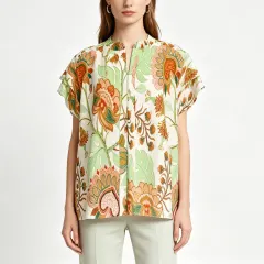 Women's Half Cardigan Ruffle Sleeve Top thumbnail 1