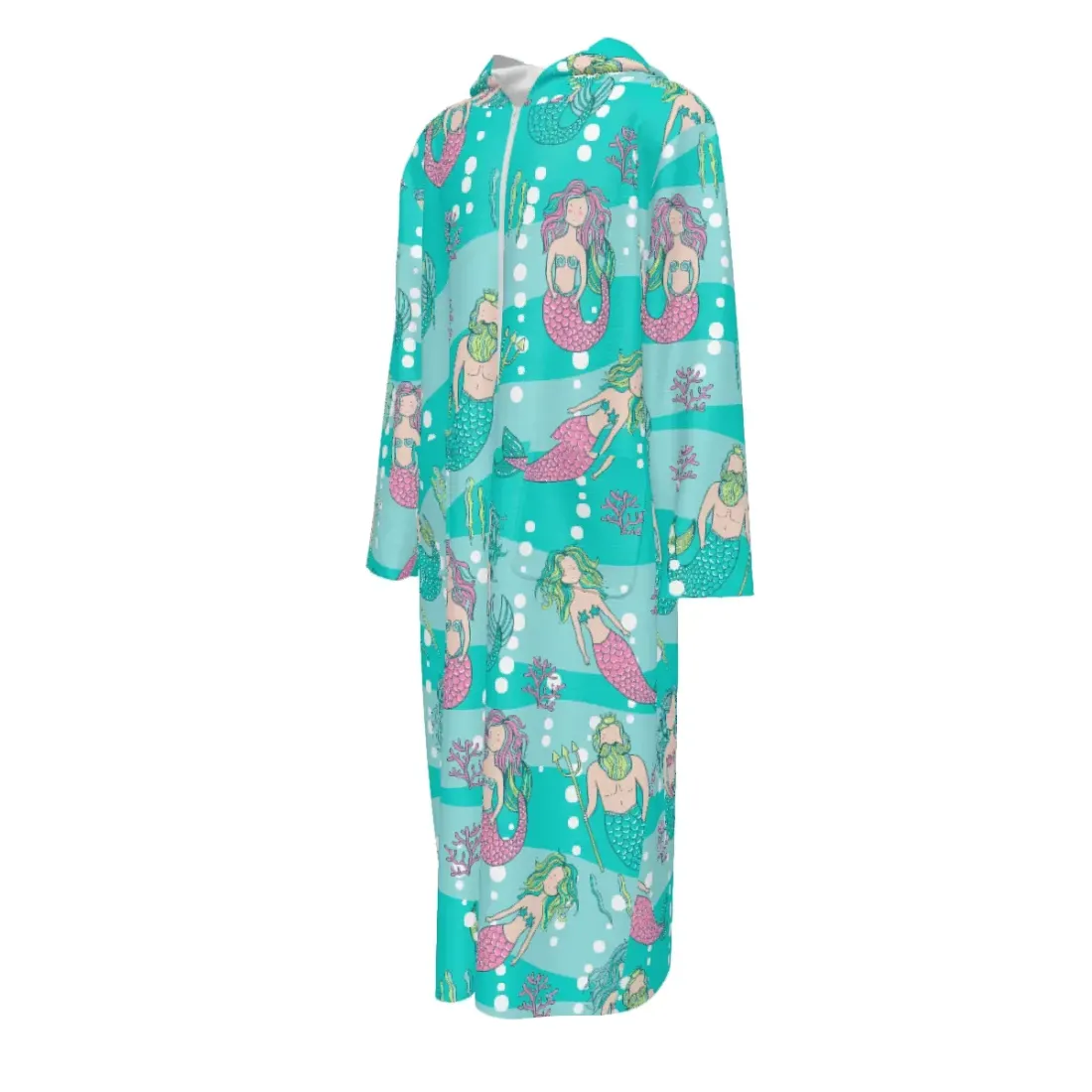 Women's Flannel Hooded Long-Sleeve Robe — photo 2