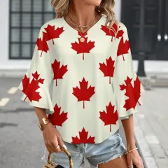 Women's Ruffle Sleeve Blouse thumbnail 1