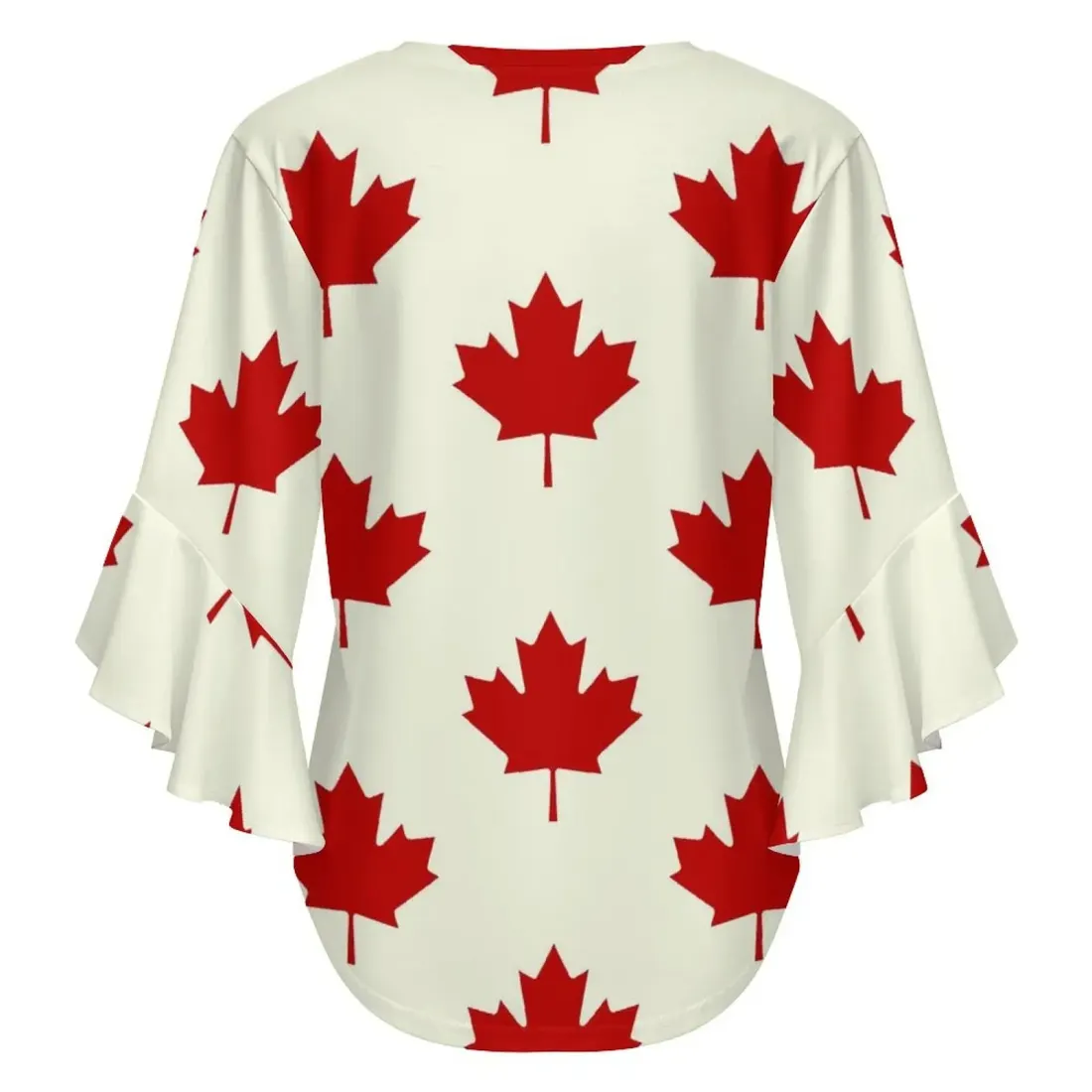 Women's Ruffle Sleeve Blouse — photo 3