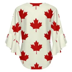Women's Ruffle Sleeve Blouse thumbnail 3