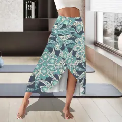 Women's High Waist Split Skort With Pockets thumbnail 1