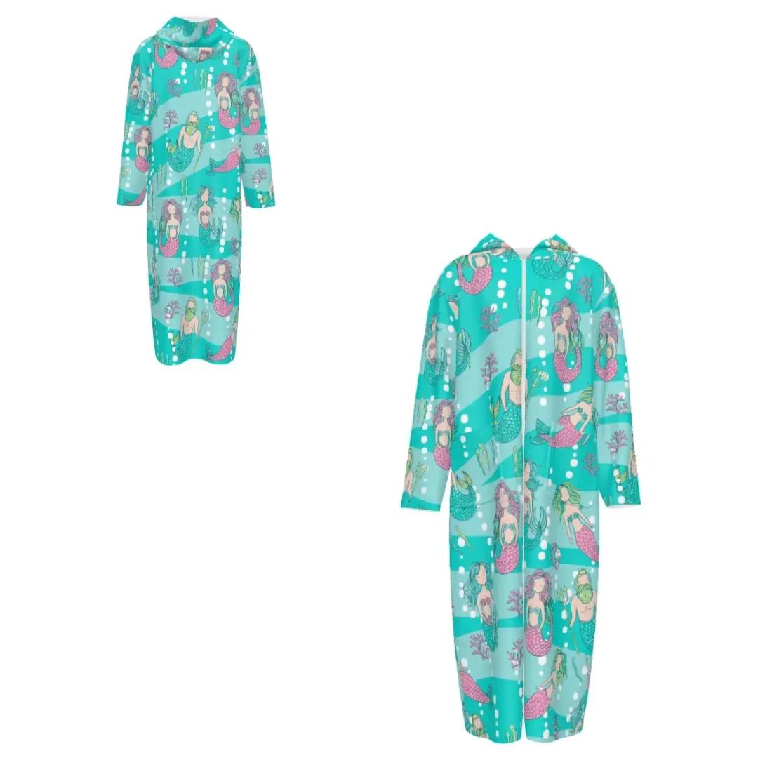 Women's Flannel Hooded Long-Sleeve Robe — photo 6