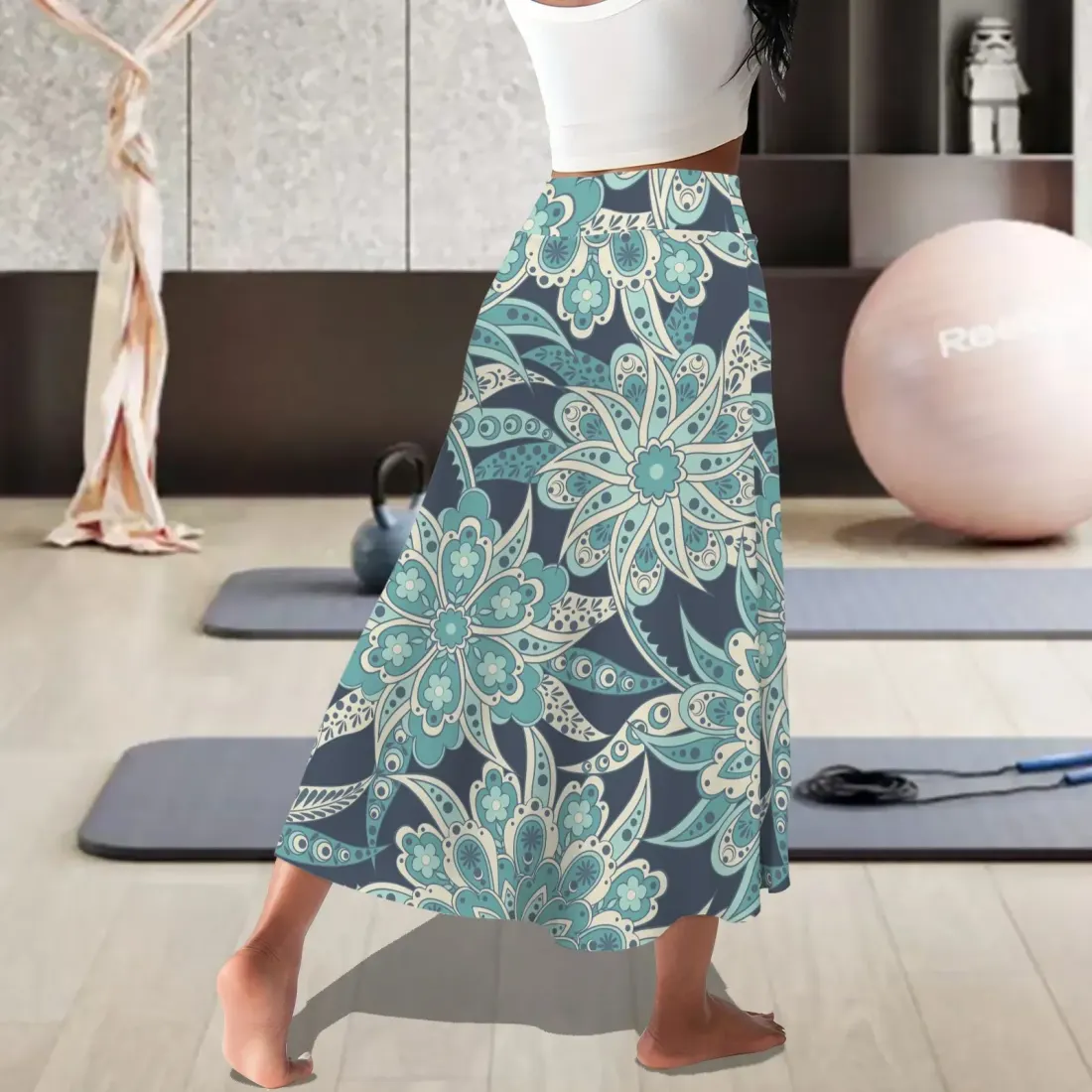 Women's High Waist Split Skort With Pockets — photo 2