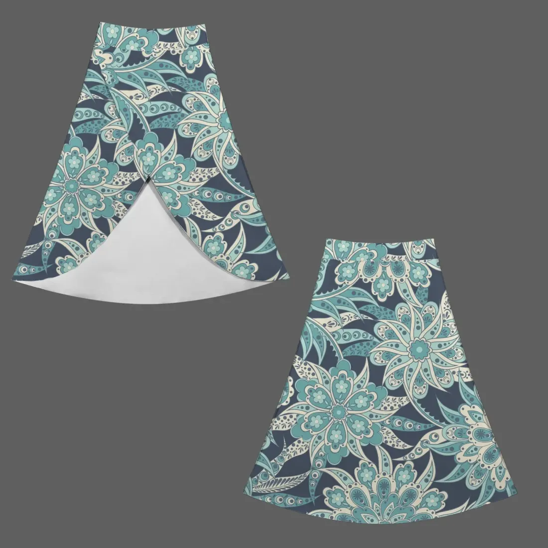 Women's High Waist Split Skort With Pockets — photo 4