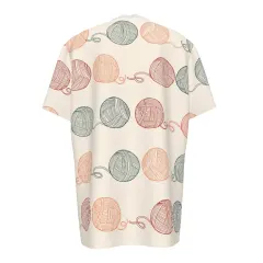 Women's Lace Trim V-Neck Short Sleeve T-Shirt thumbnail 2