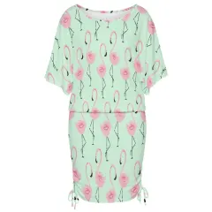 Women's Batwing Sleeve Ruched Dress thumbnail 4