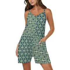 Women's Cami Romper with Pockets thumbnail 2