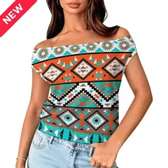 Women's Off-the-Shoulder Shirt thumbnail 1