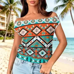 Women's Off-the-Shoulder Shirt thumbnail 2
