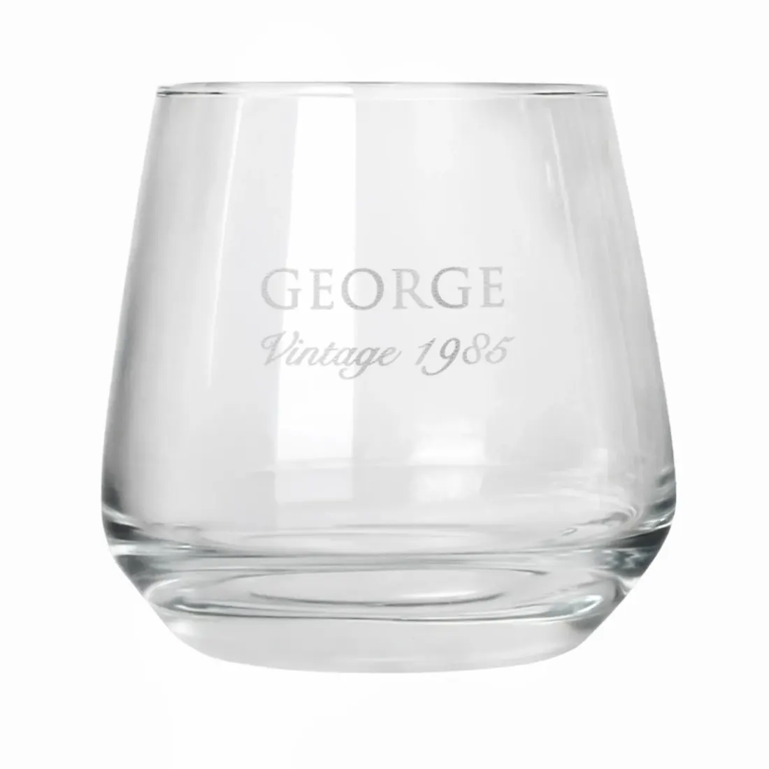 Personalised Redefined Whisky Tumbler, Custom Engraved Glass Gift UK — photo 6