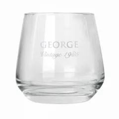 Personalised Redefined Whisky Tumbler, Custom Engraved Glass Gift UK thumbnail 6