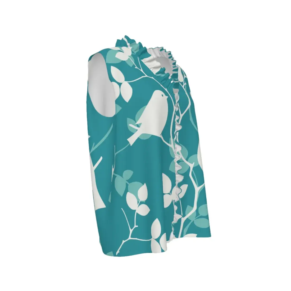 Women's Ruffle V-Neck Blouse Sleeveless — photo 4