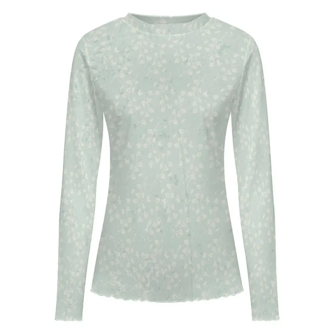 Long Sleeve Mesh Top — photo 3