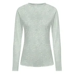 Long Sleeve Mesh Top thumbnail 3