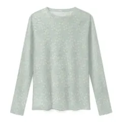 Long Sleeve Mesh Top thumbnail 5