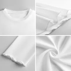 Long Sleeve Mesh Top thumbnail 6