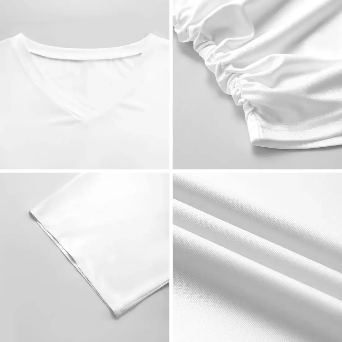 Women's V-Neck Batwing Sleeve T-Shirt — photo 6