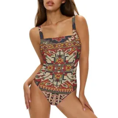 Women's Ruched One-Piece Swimsuit thumbnail 2