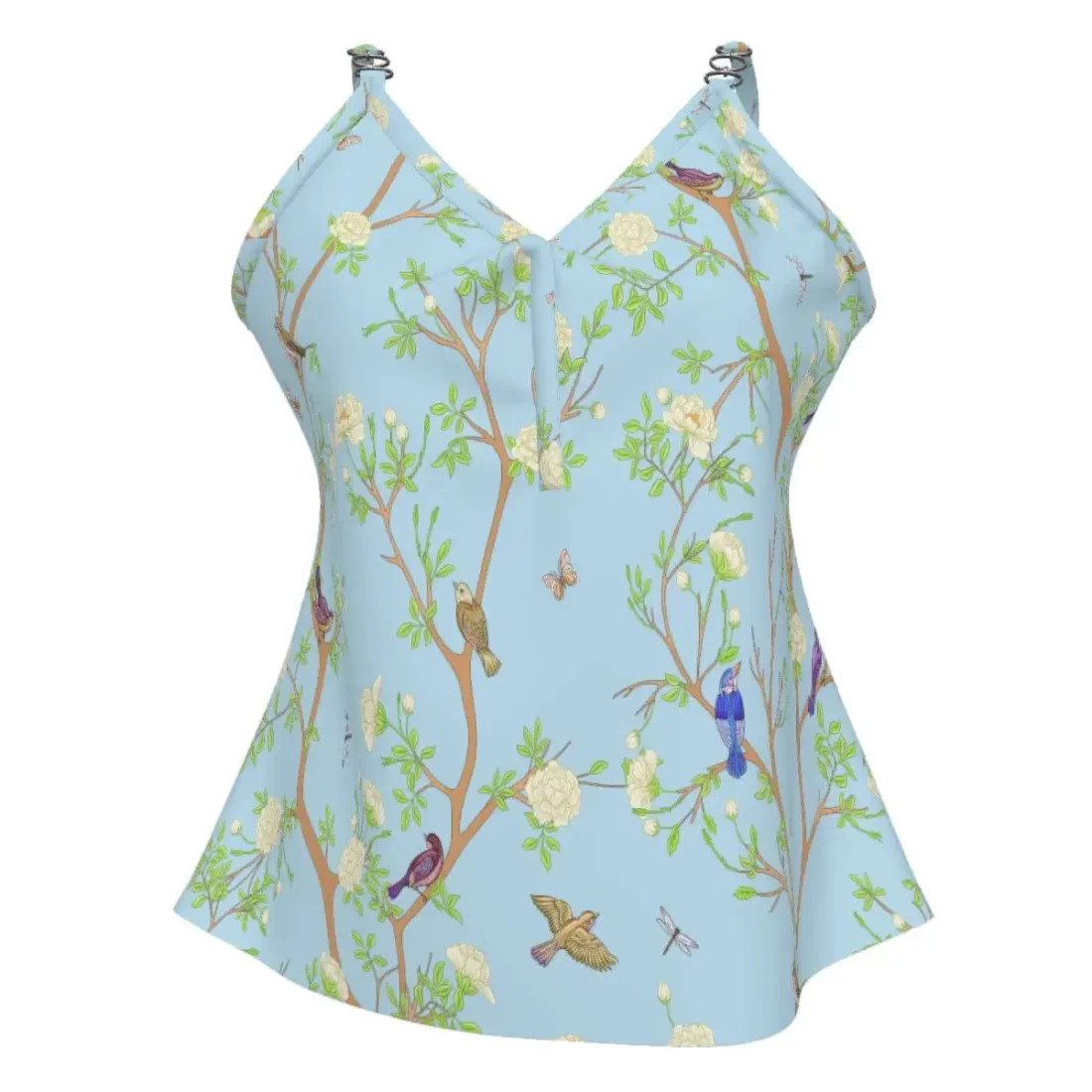 Women's V-neck Metal Ring Camisole Top — photo 2
