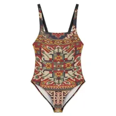 Women's Ruched One-Piece Swimsuit thumbnail 4