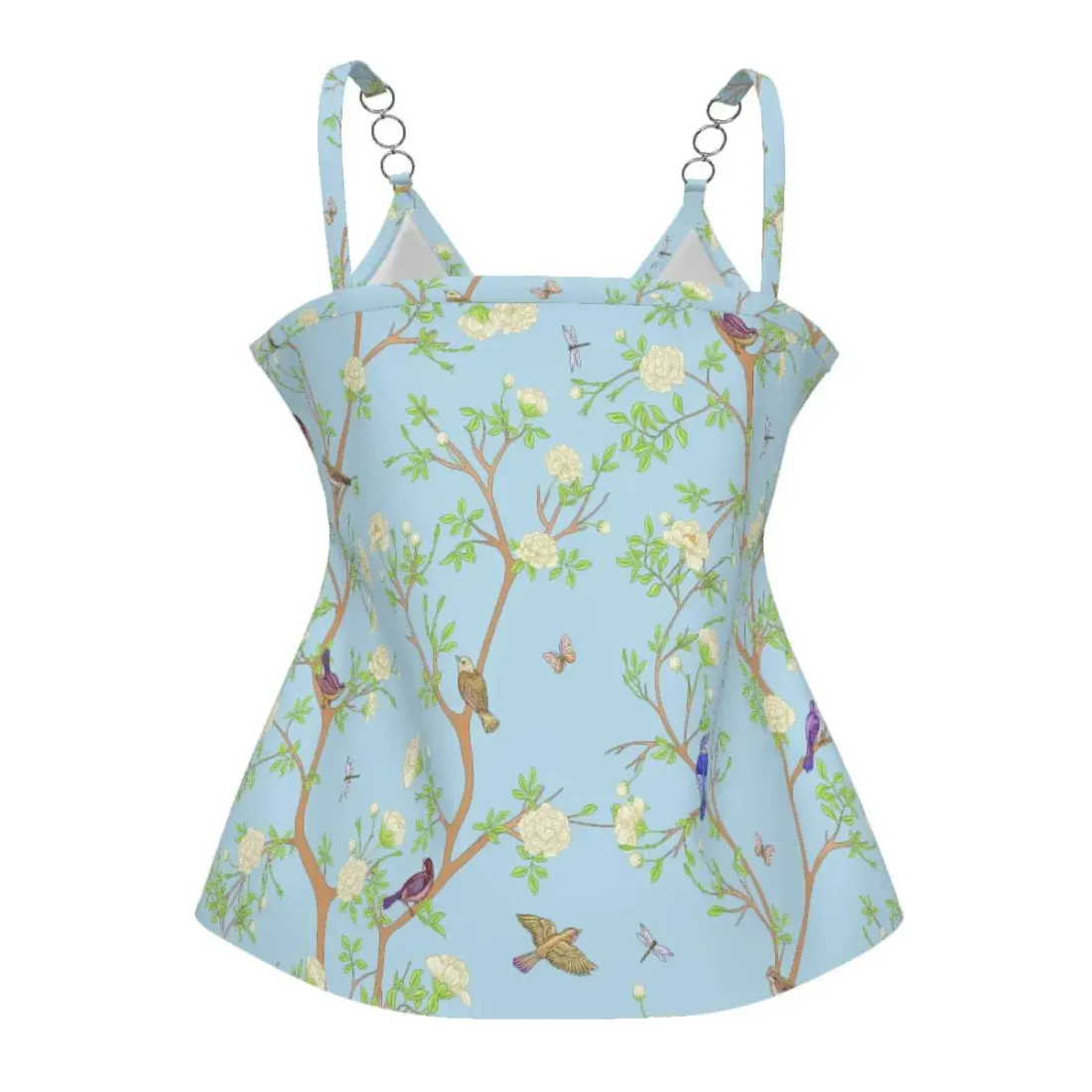 Women's V-neck Metal Ring Camisole Top — photo 3