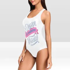 Custom Women's One Piece Swimsuit ( Model S04 ) thumbnail 5