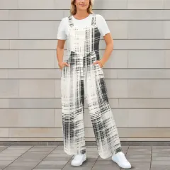 Pocket Wide Leg Bib Jumpsuit thumbnail 1